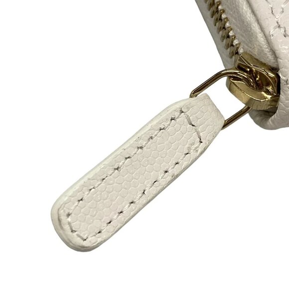 Auth CHANEL Matelasse AP4560/B12928/10601 White Shiny grained calfskin Strass - Picture 9 of 10